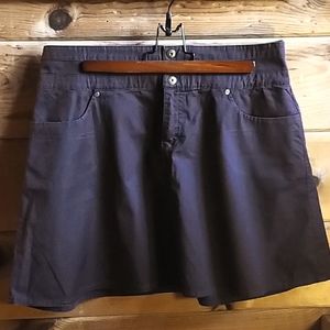 Mexx Plum Above Knee Skirt With Pockets 10/12